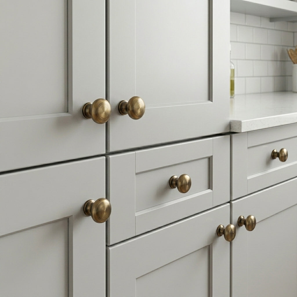 Bulb Brass Cabinet Knob