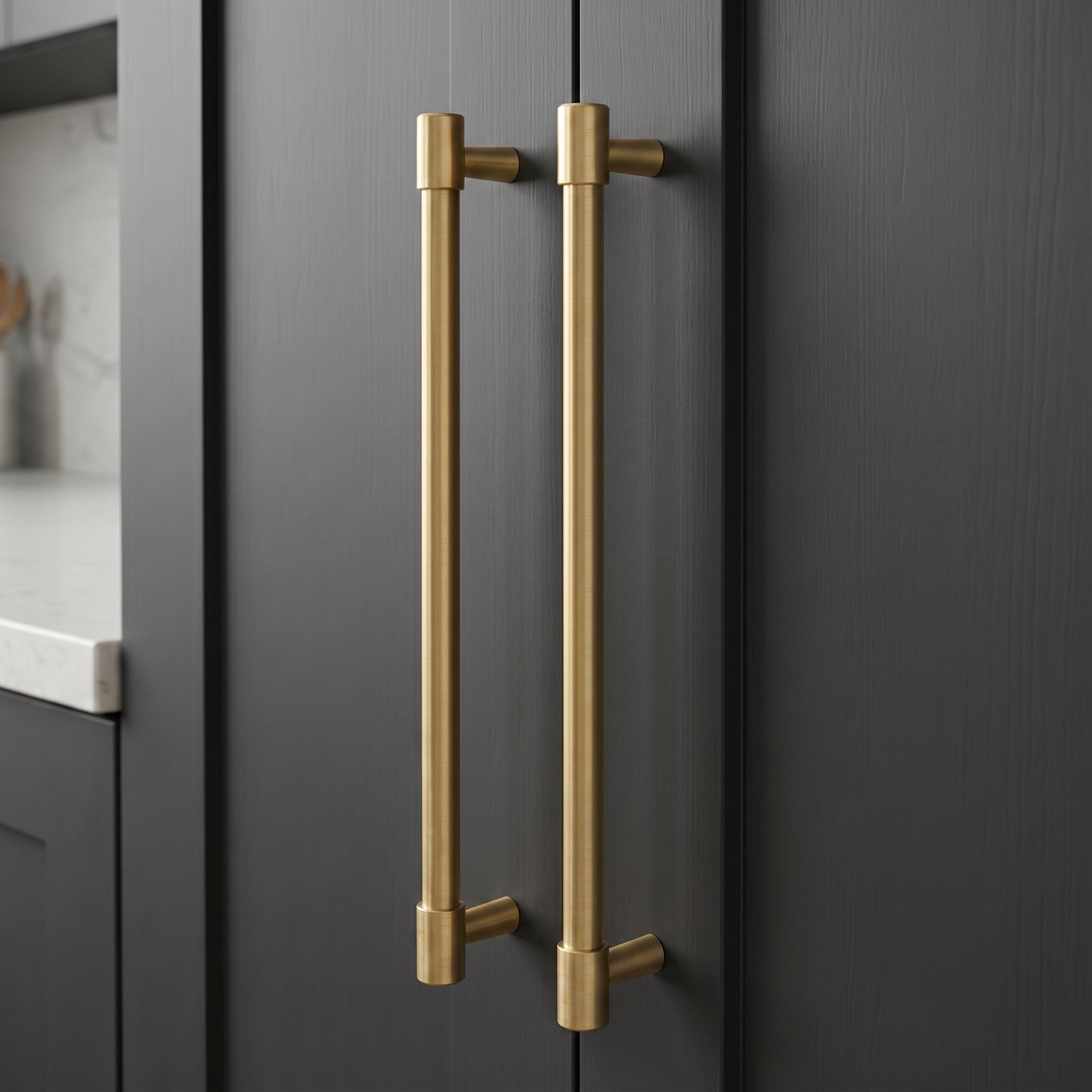 Spur Brass Cabinet Pull