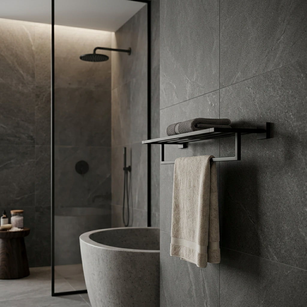 Aven Brass Bathroom Hardware