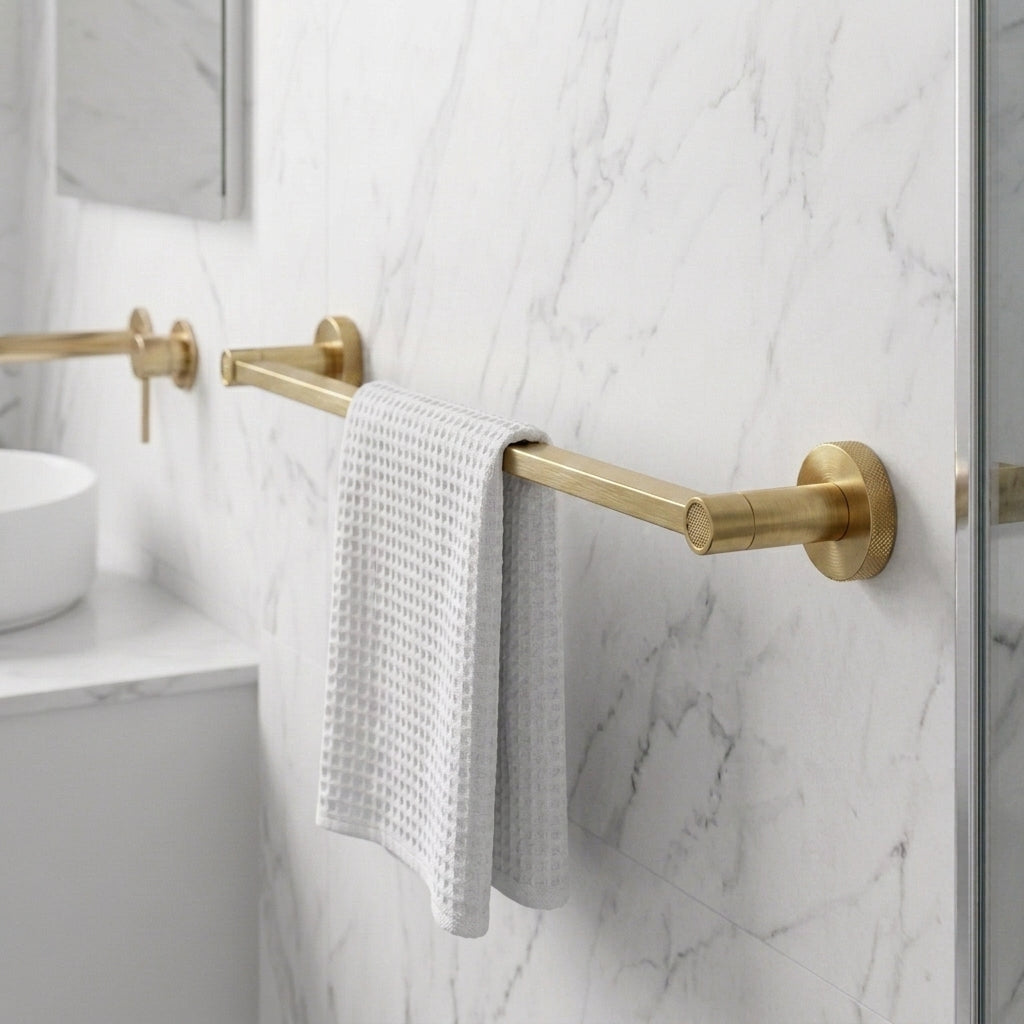 Sena Brass Bathroom Hardware Collection