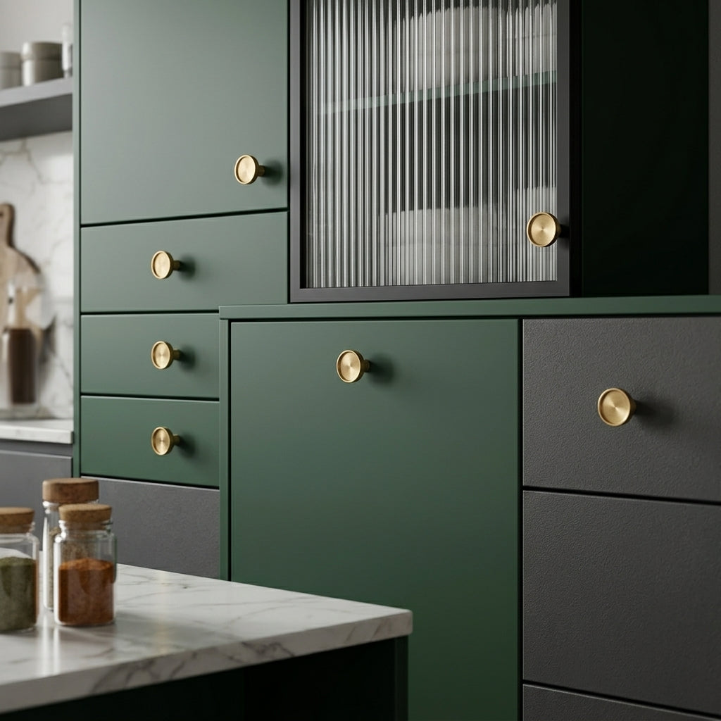 Spur Brass Cabinet Knob