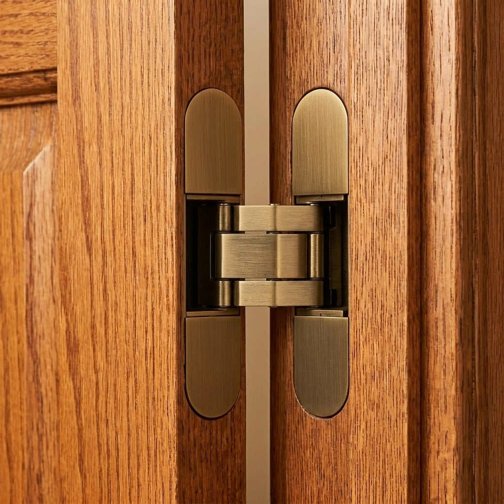 Hush Brass Door Hinge