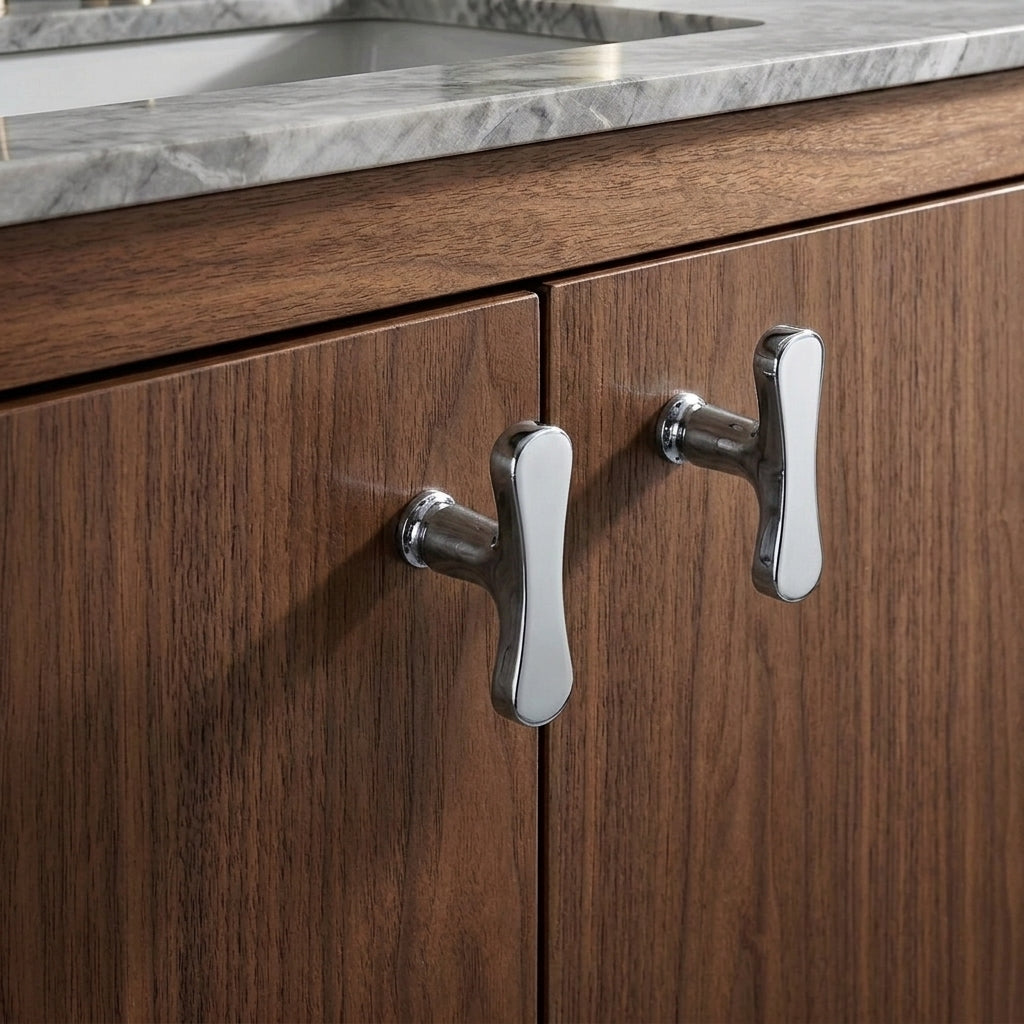 Tine Brass Cabinet Pull