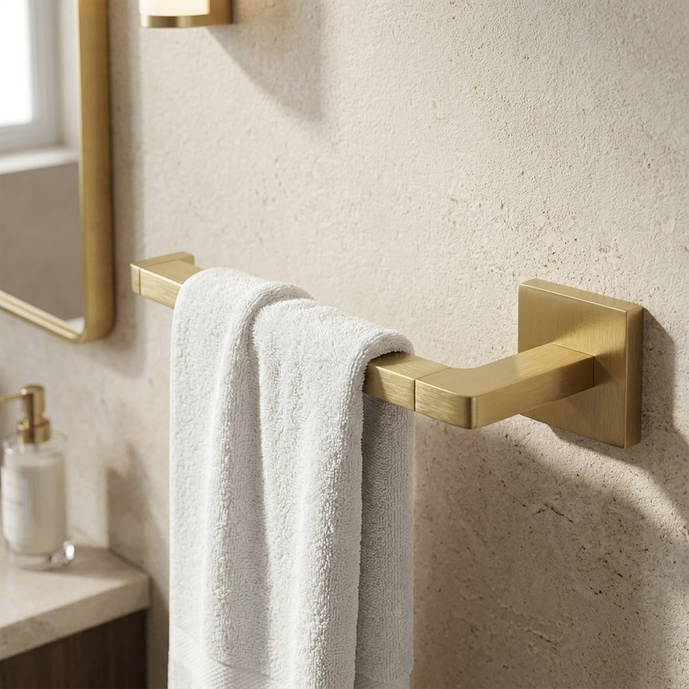 Aven Brass Towel Ring