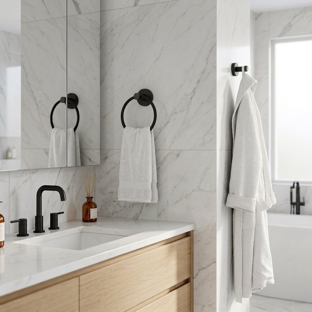 Sena Brass Bathroom Hardware Collection