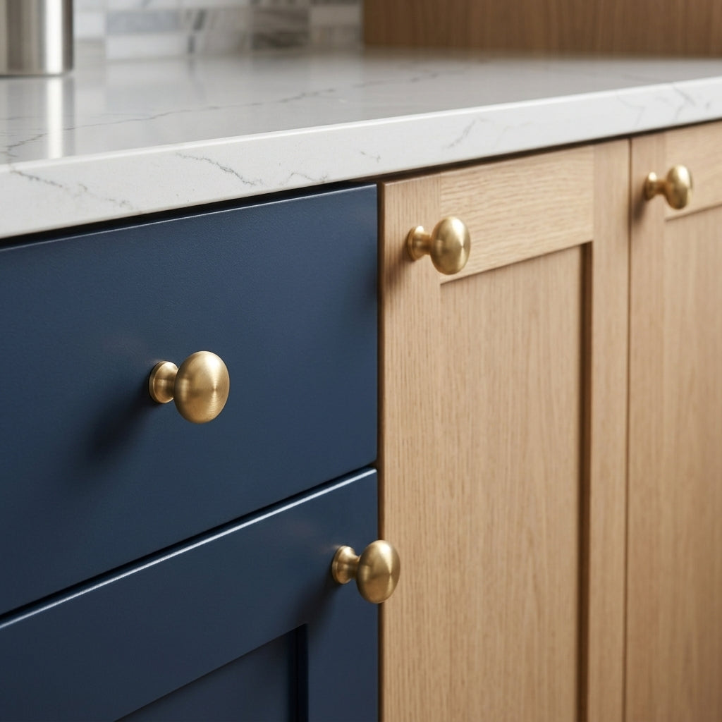Bulb Brass Cabinet Knob
