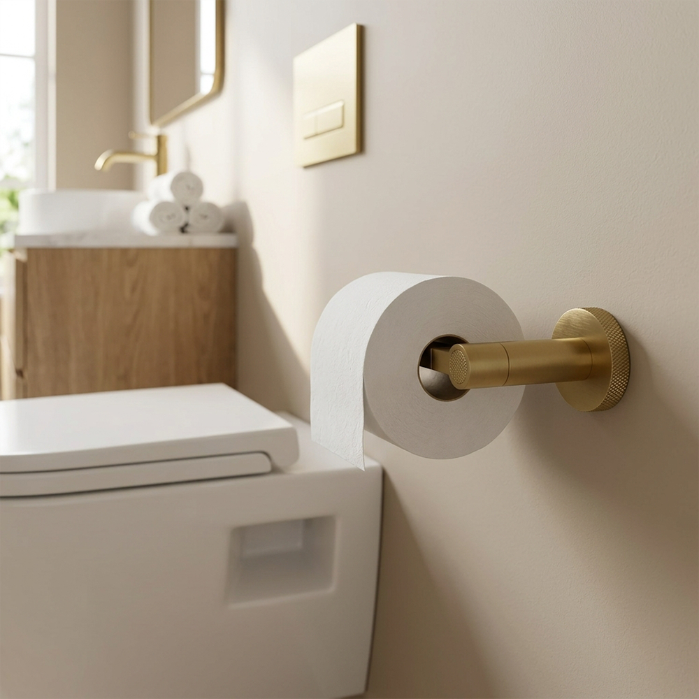 Sena Brass Bathroom Hardware Collection