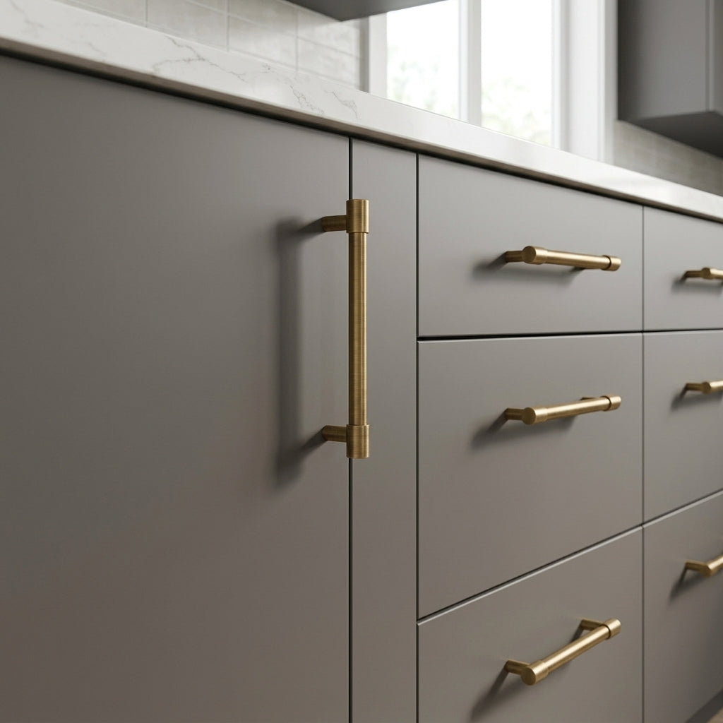 Spur Brass Cabinet Pull