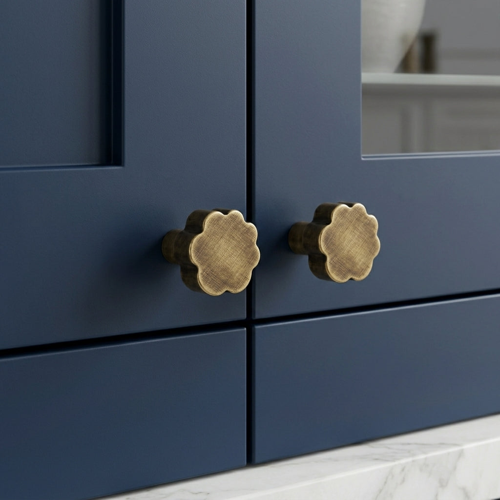 Puff Brass Cabinet Knob