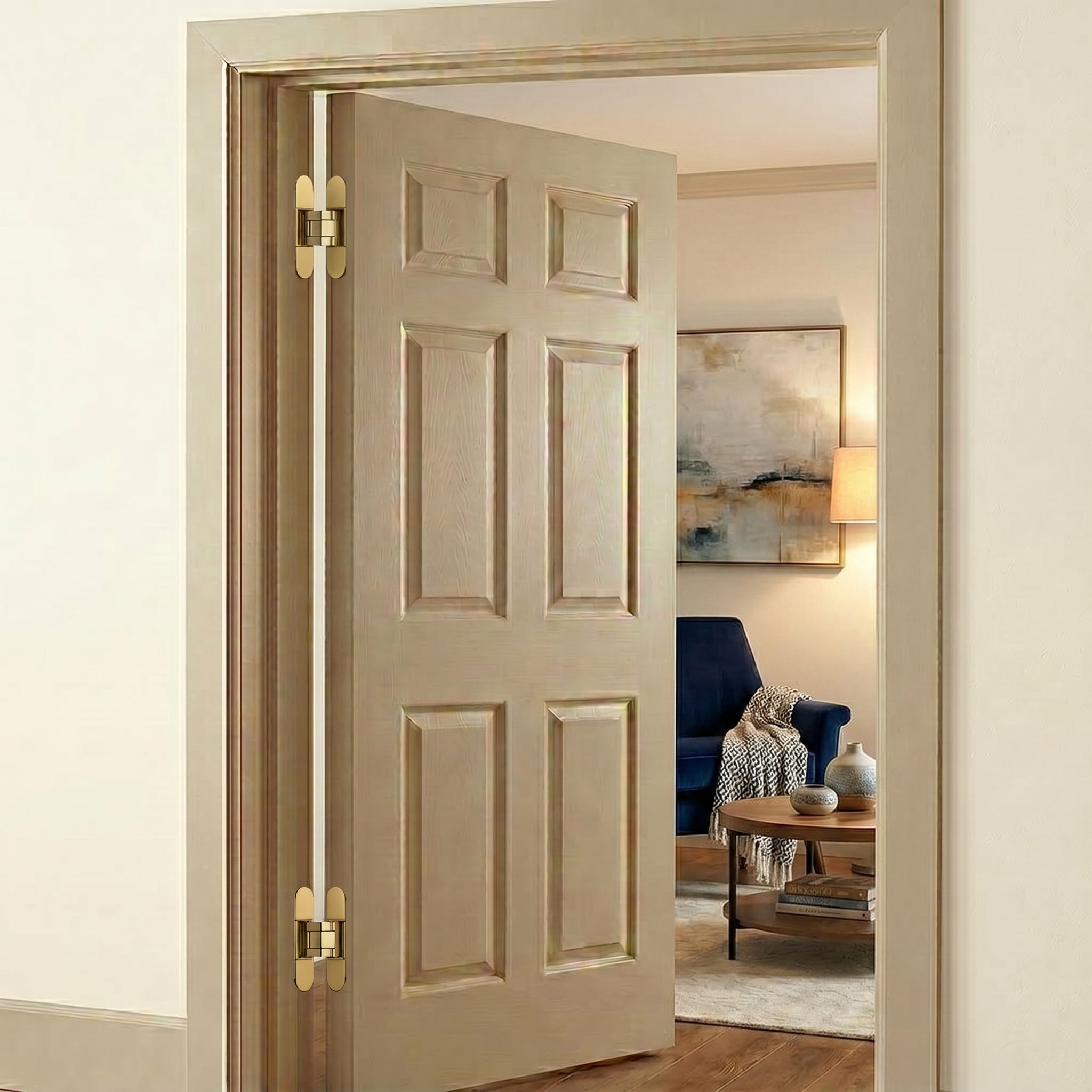 Hush Brass Door Hinge