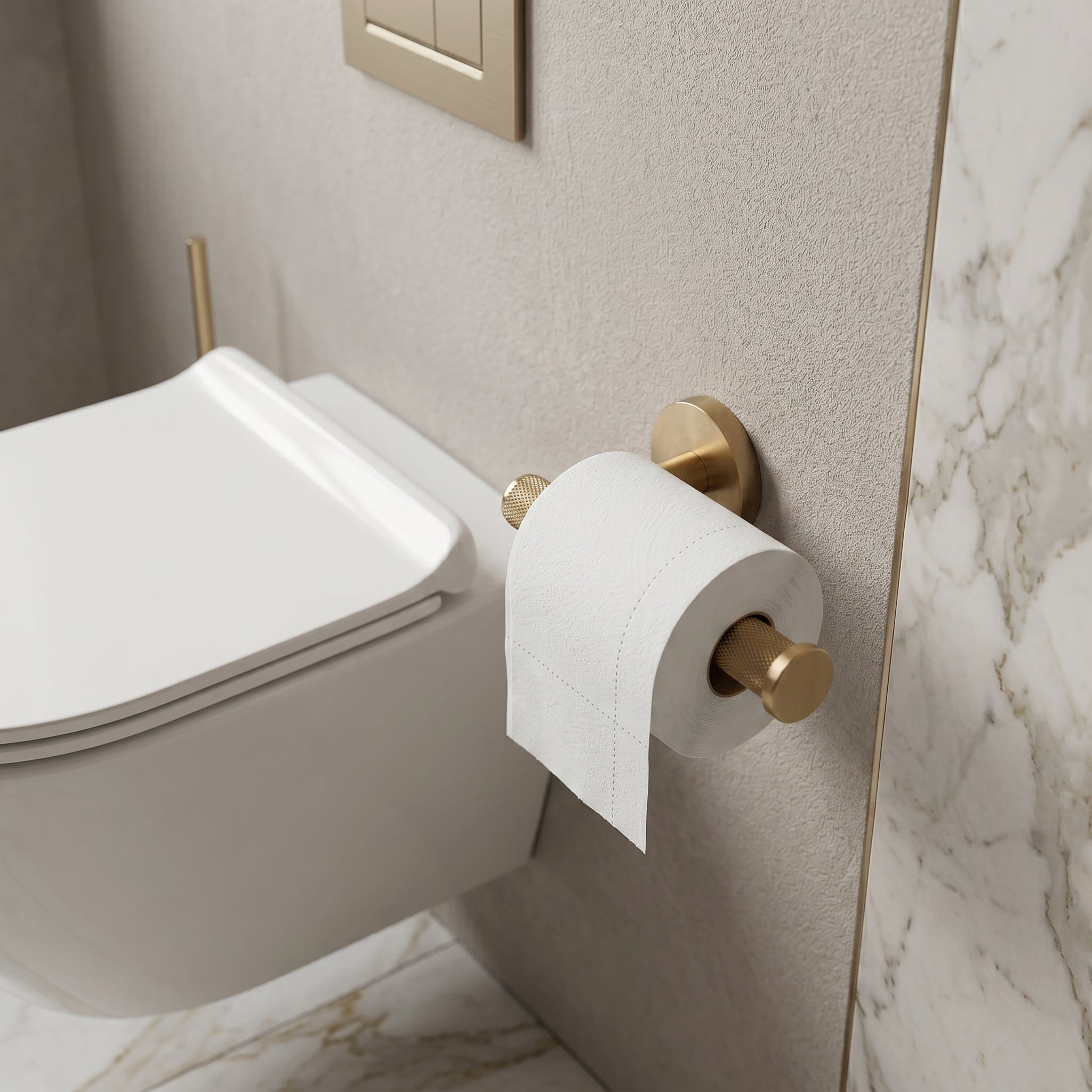 Reed Brass Toilet Paper Holder