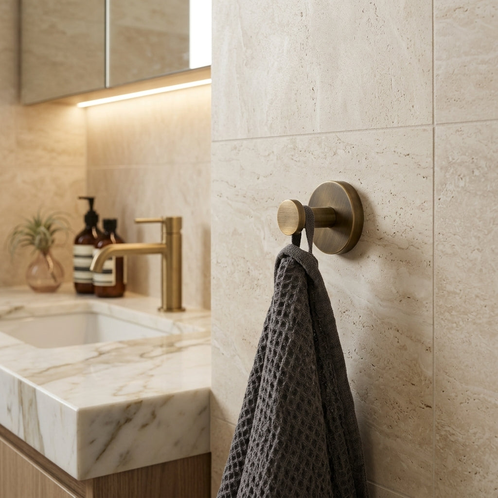 Reed Brass Wall Hook