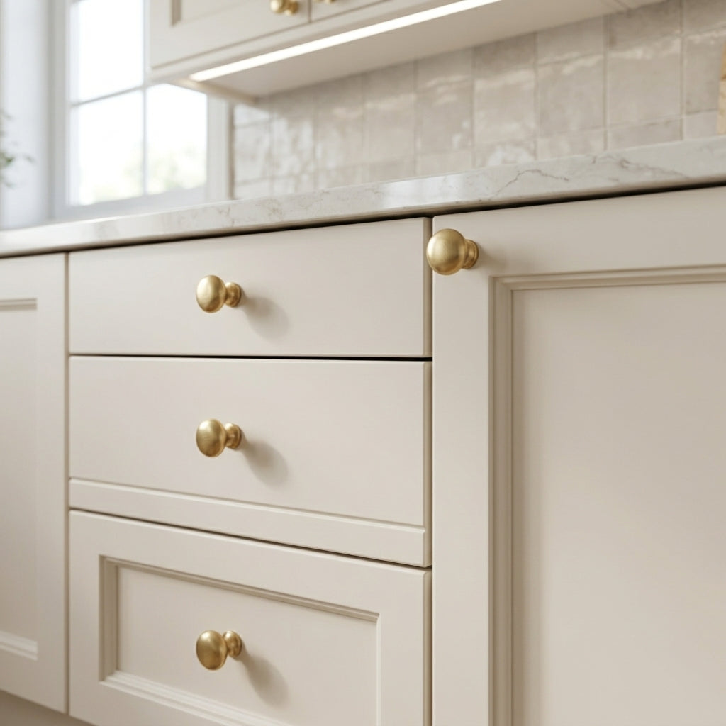 Bulb Brass Cabinet Knob