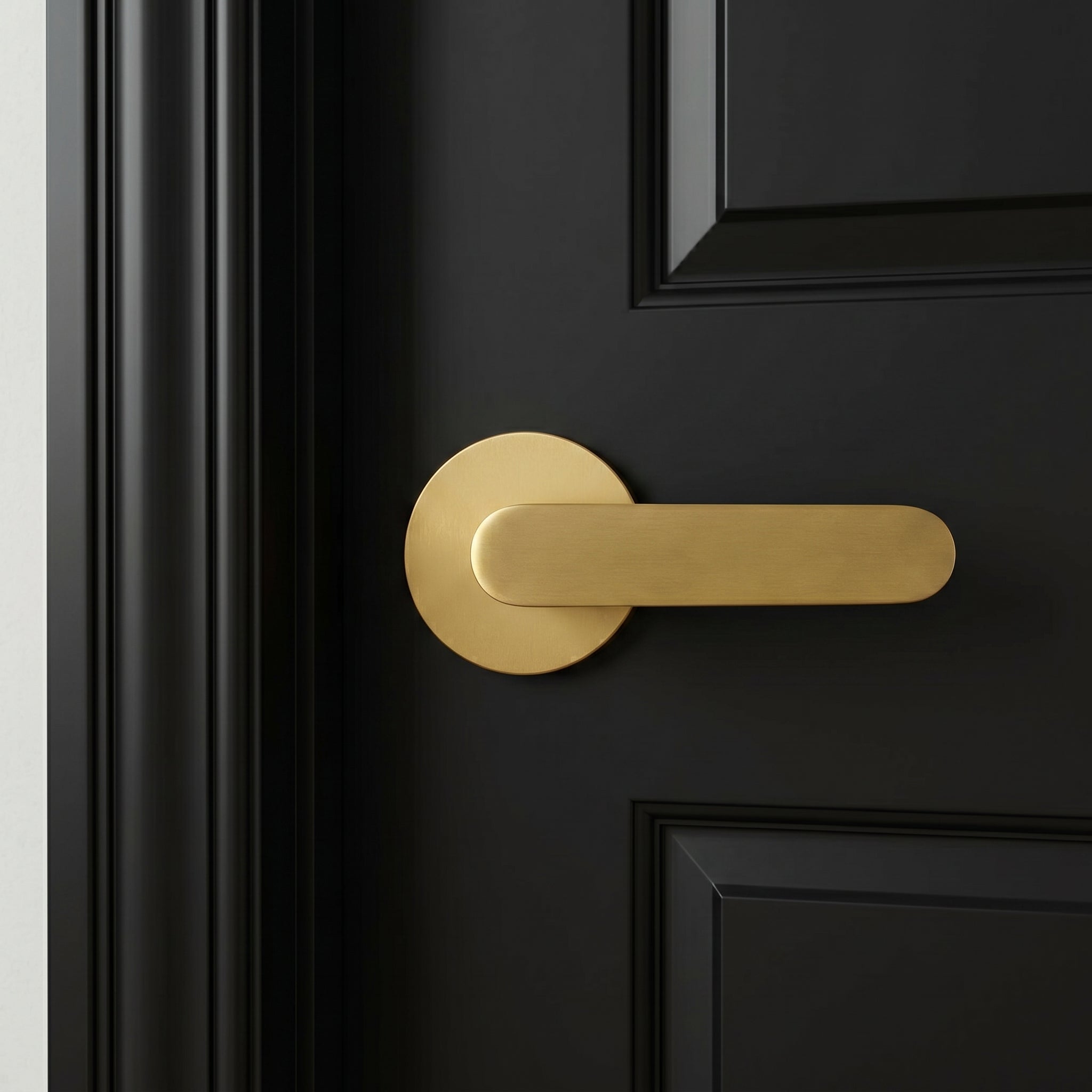 Nash Brass Door Handle