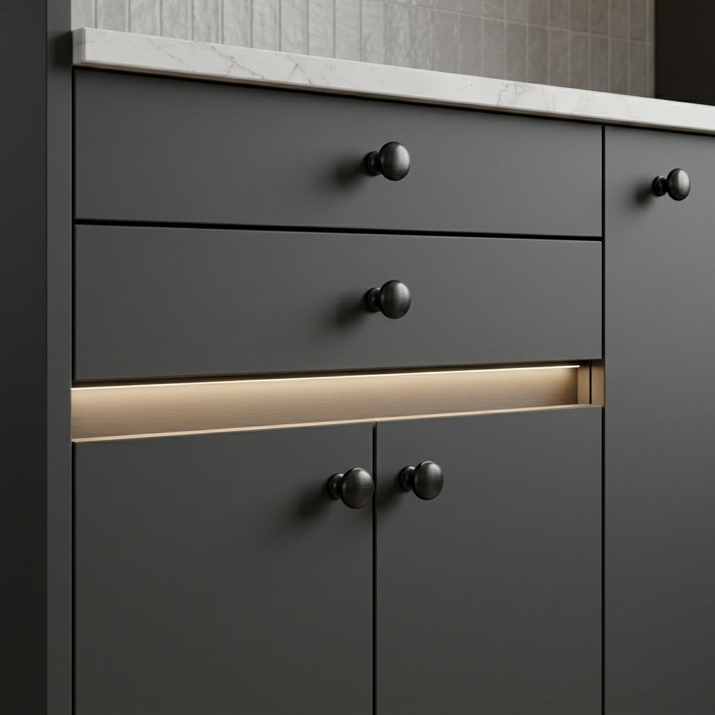 Bulb Brass Cabinet Knob