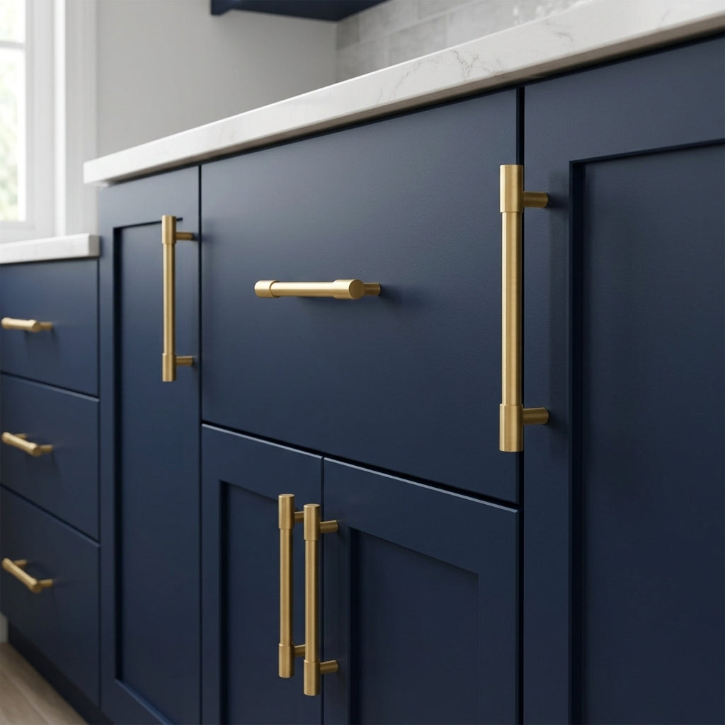 Spur Brass Cabinet Pull