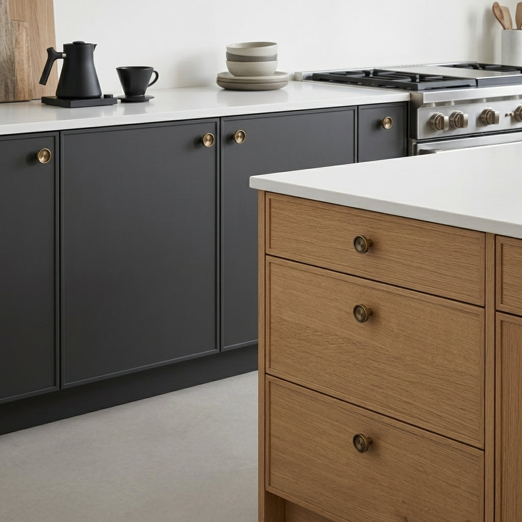Spur Brass Cabinet Knob