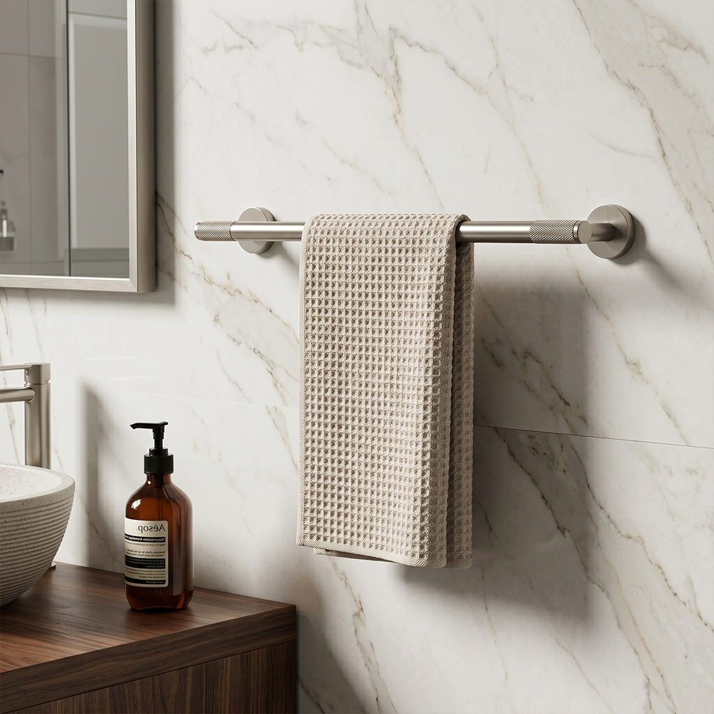 Reed Brass Towel Bar
