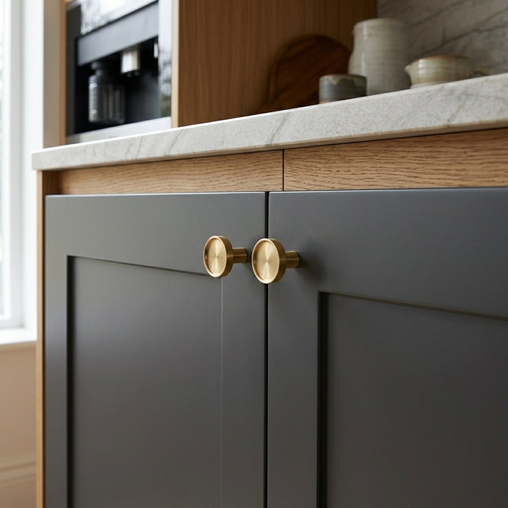 Spur Brass Cabinet Knob
