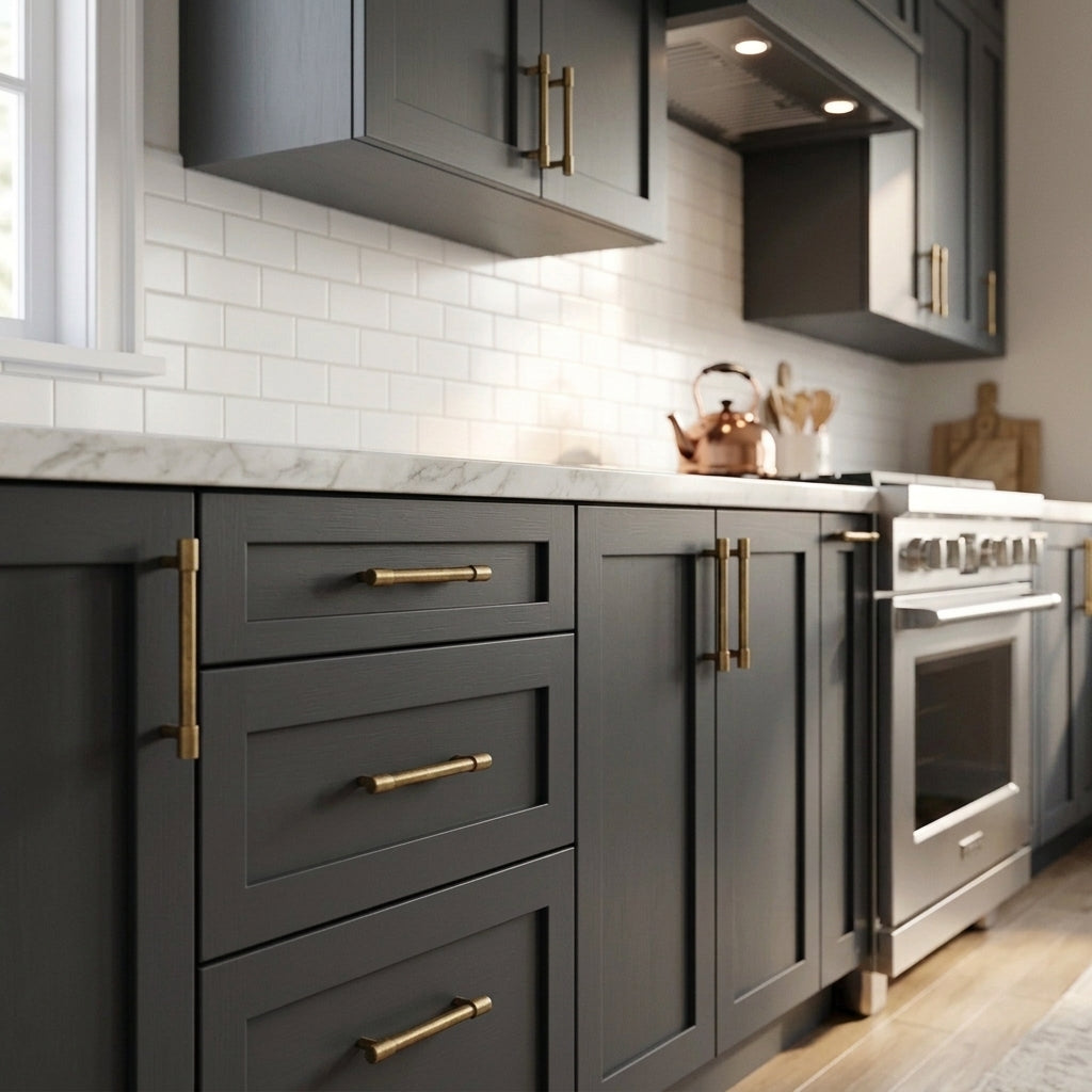Spur Brass Cabinet Pull
