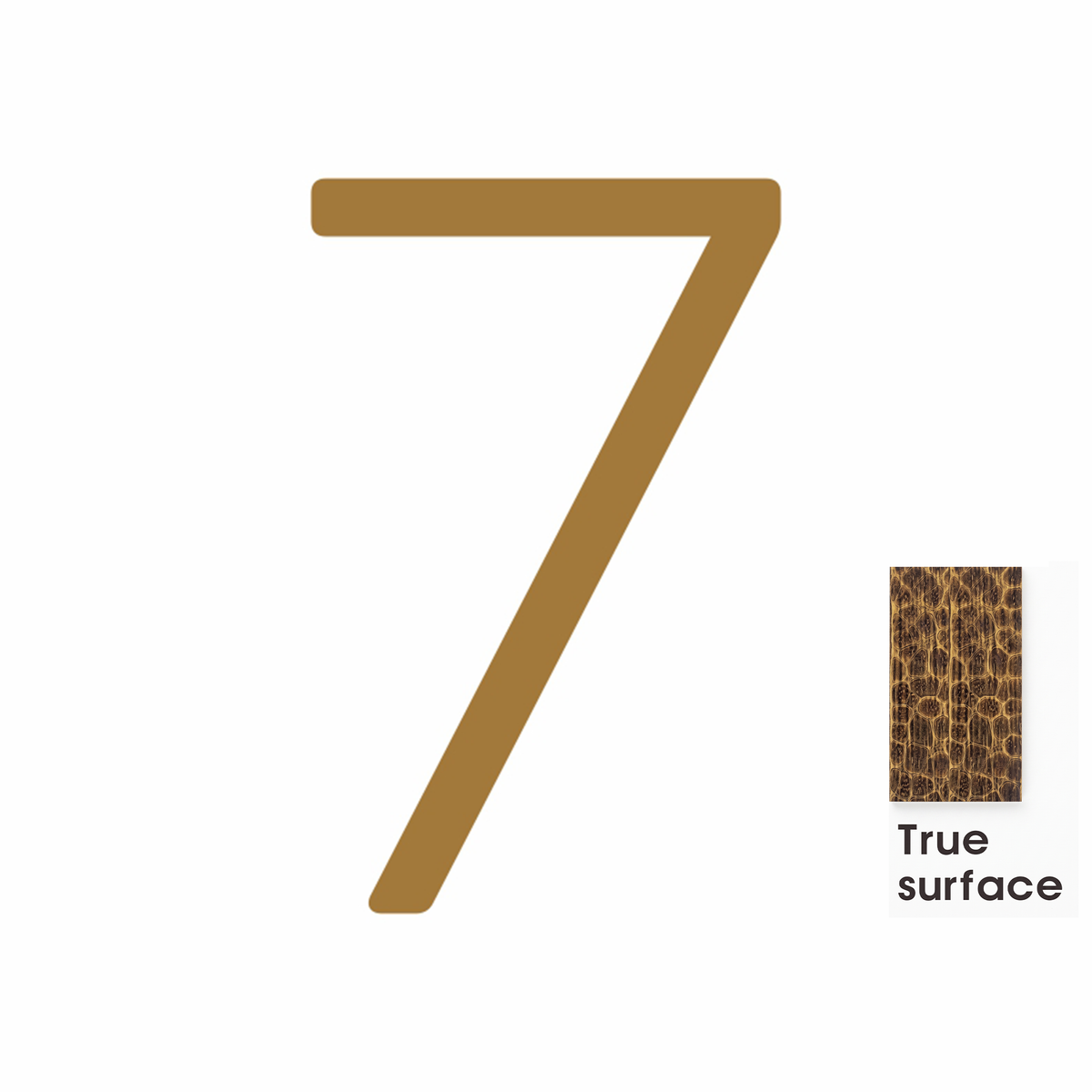 #number_7_color_antique-brass_style_hammered