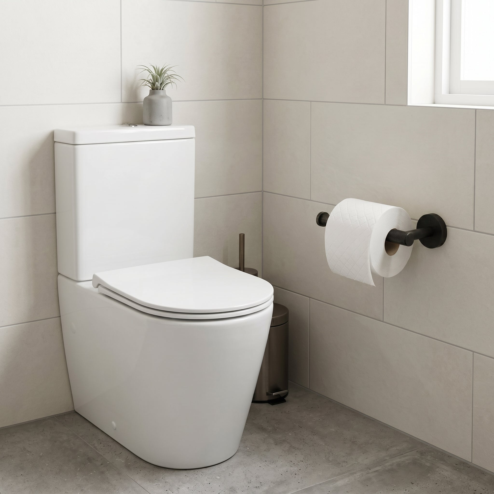 Reed Brass Toilet Paper Holder
