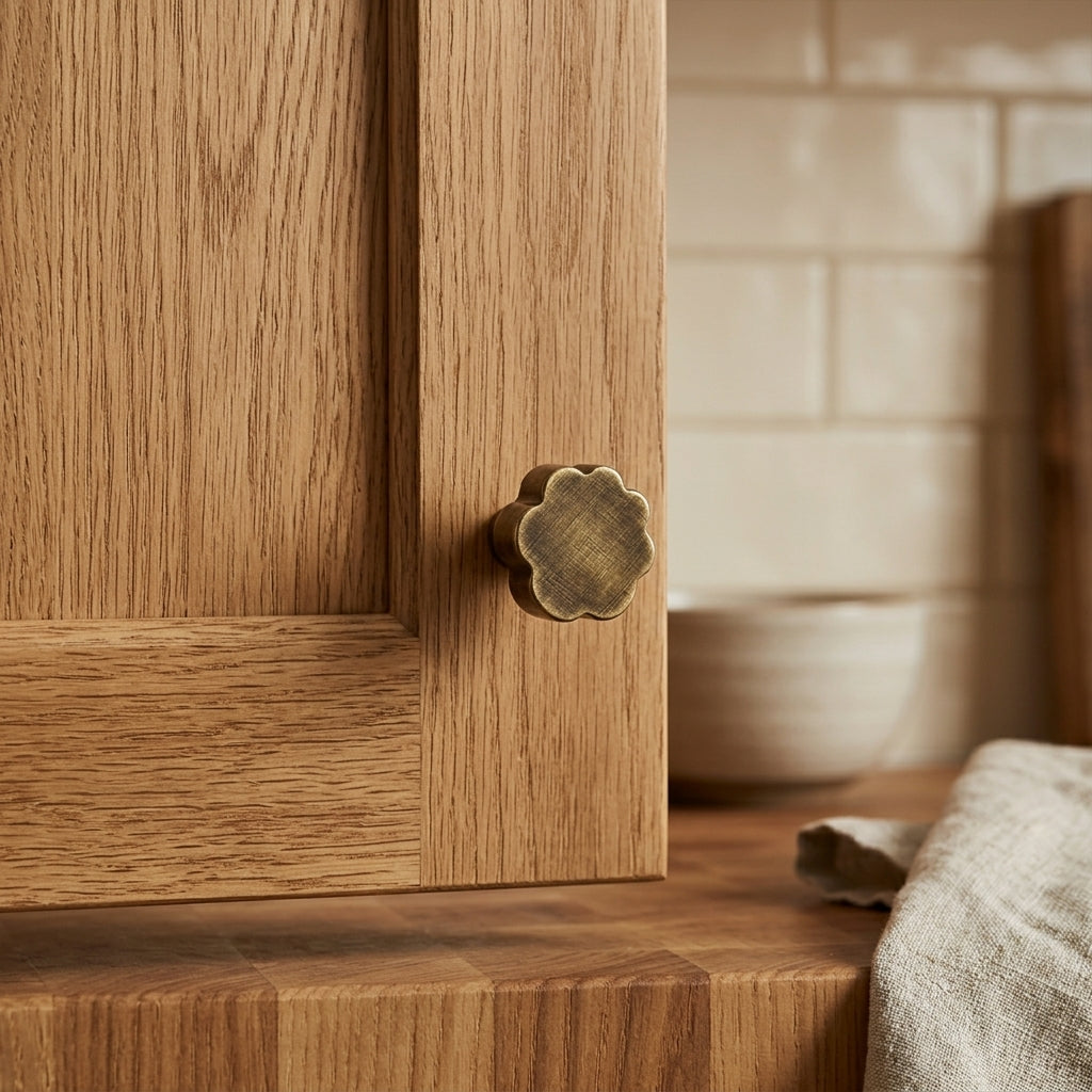 Puff Brass Cabinet Knob
