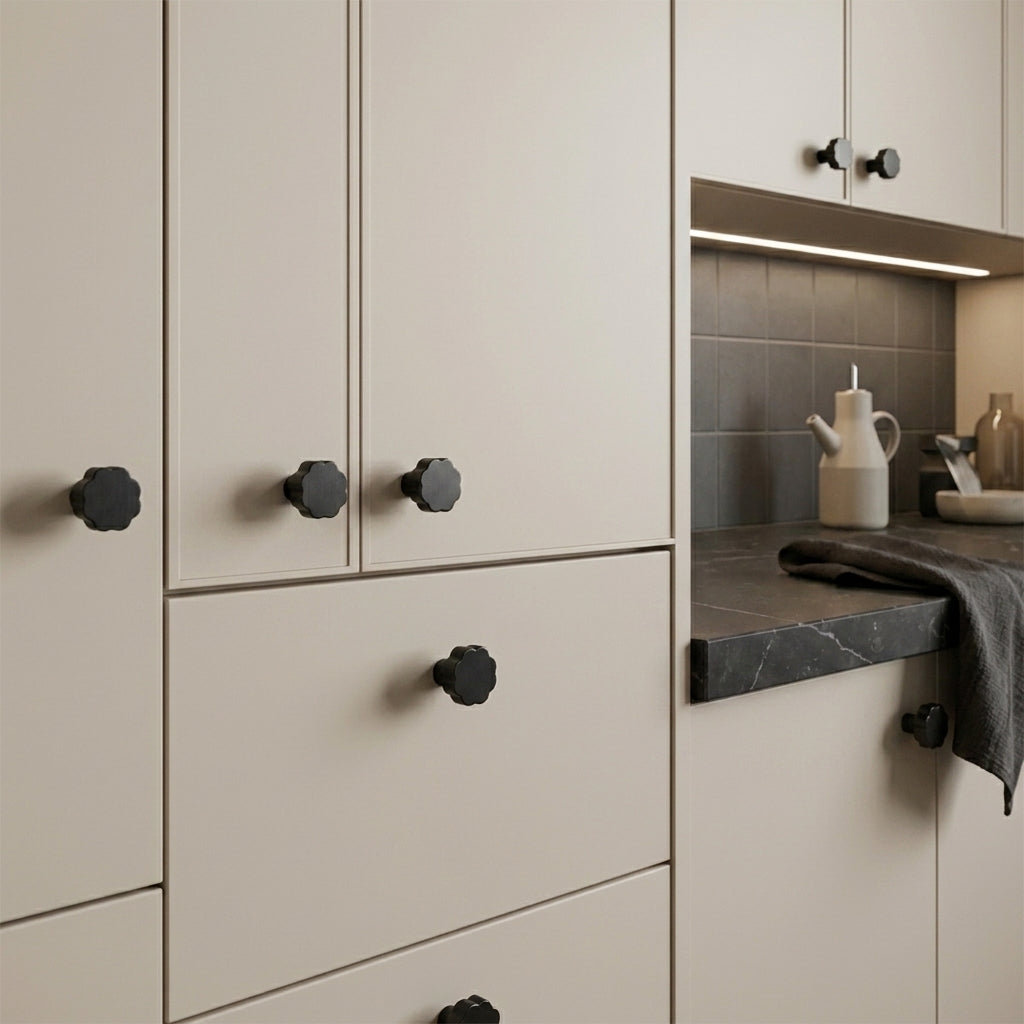 Puff Brass Cabinet Knob