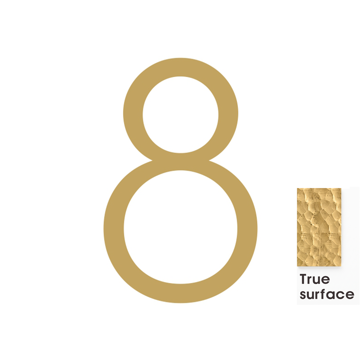 #number_8_color_matte-brass_style_hammered