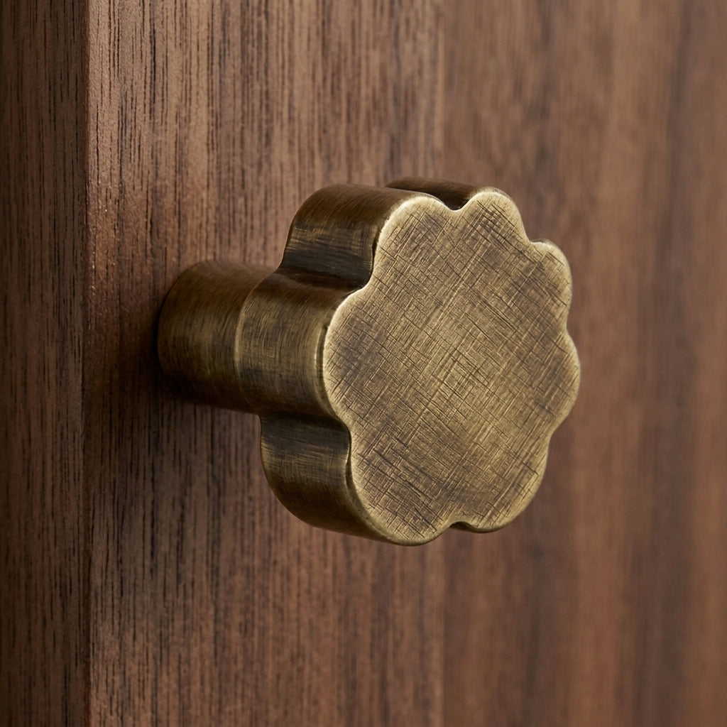 Puff Brass Cabinet Knob