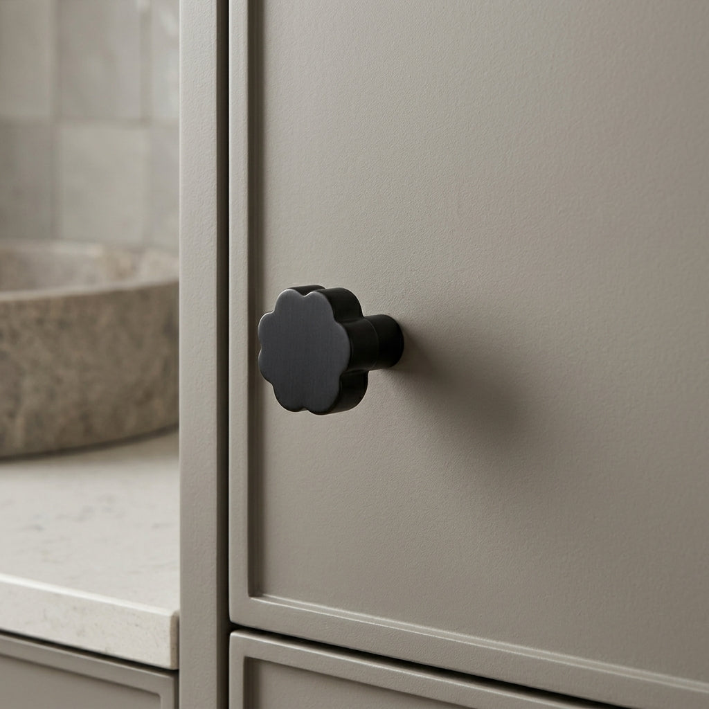 Puff Brass Cabinet Knob