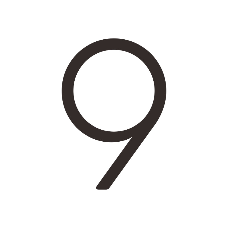 #number_9_color_matte-black_style_plain