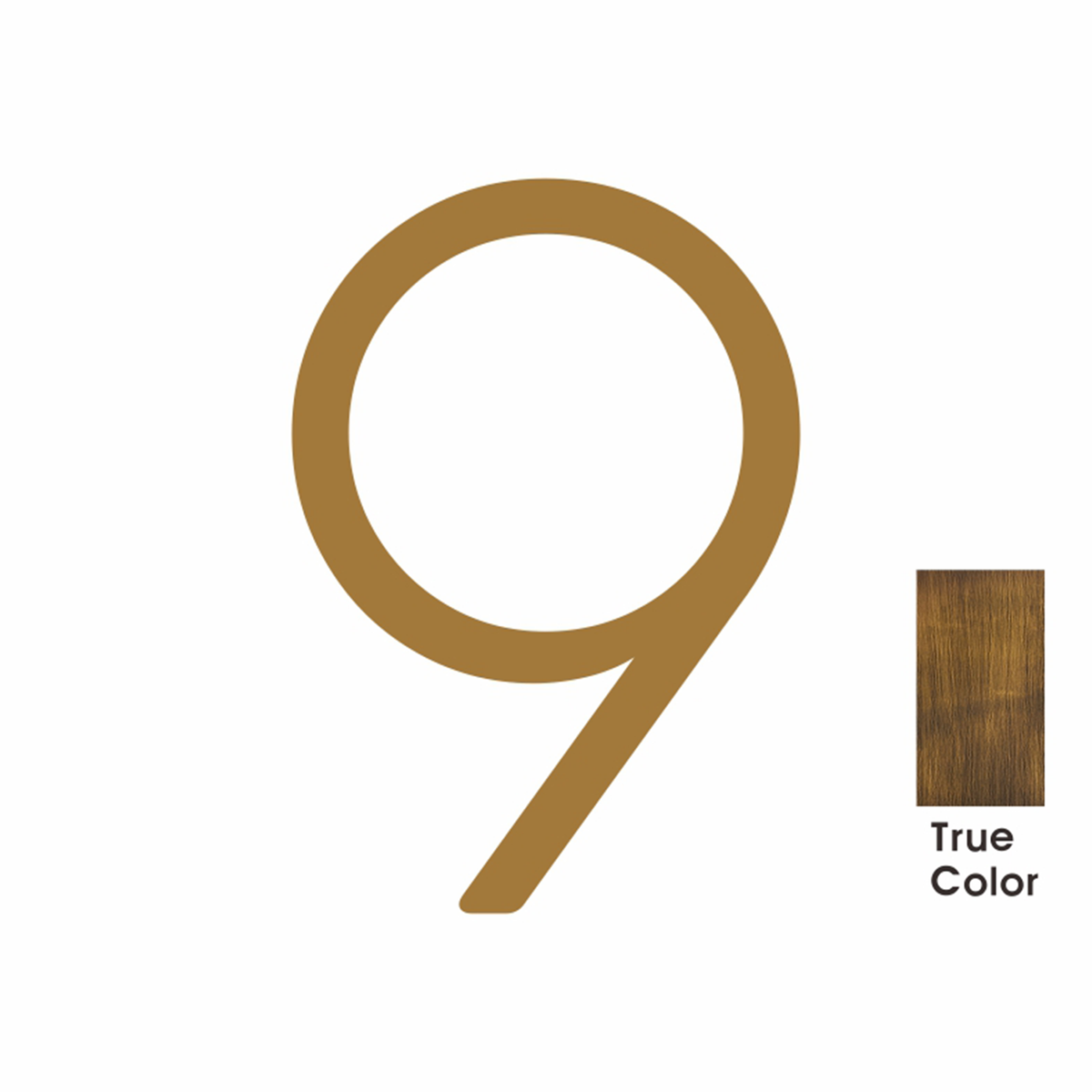 #number_9_color_antique-brass_style_plain