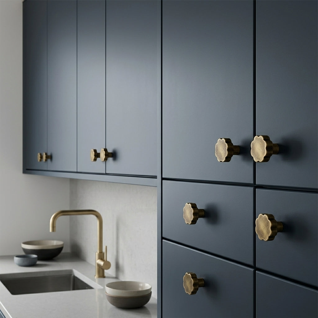 Puff Brass Cabinet Knob