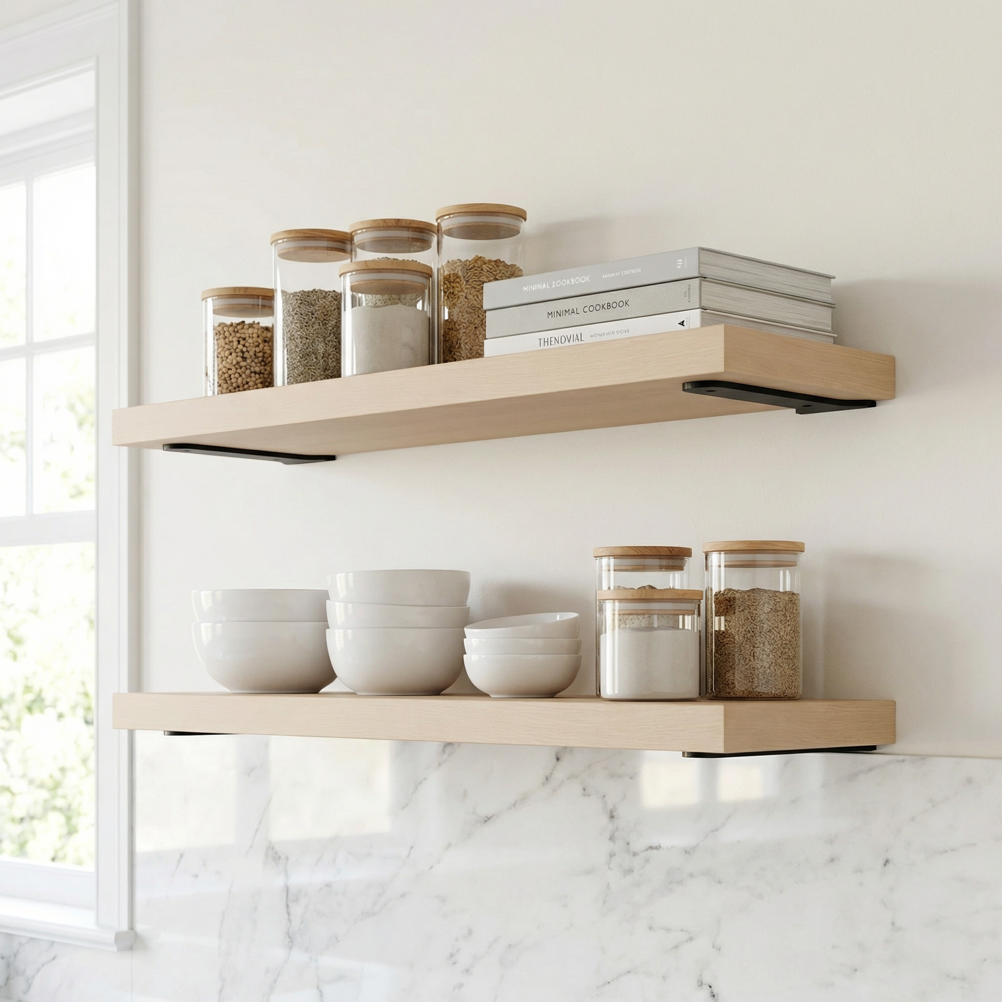 Unfinished MDF Wood Shelf