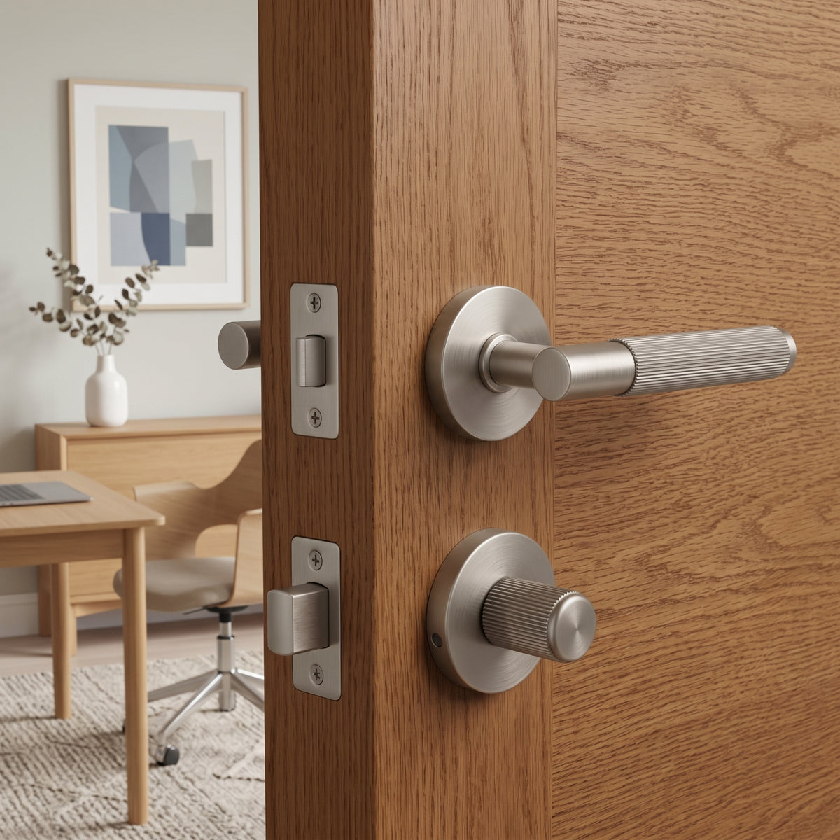 Arlo Brass Door Handle