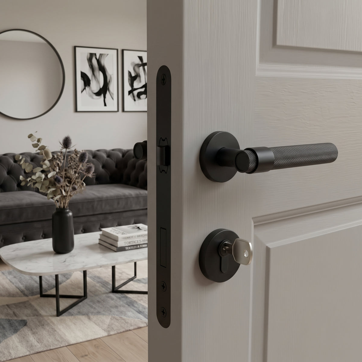 Hugo Brass Door Handle