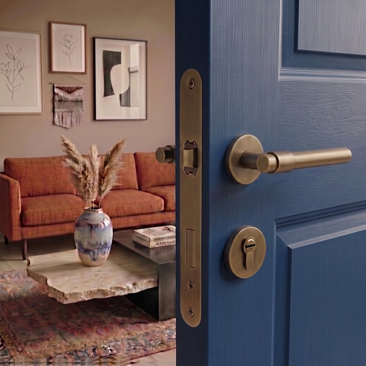 Milo Brass Door Handle