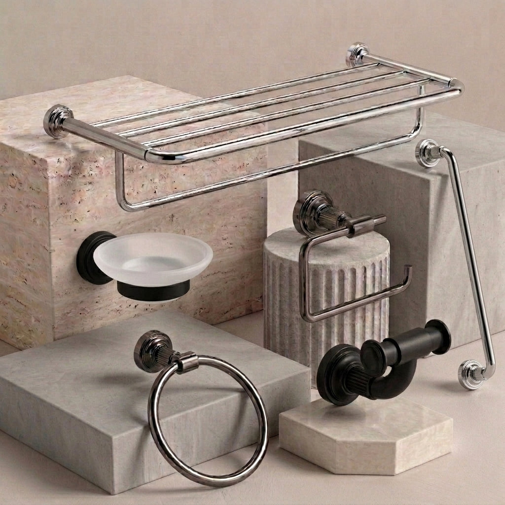 Mira Brass Bathroom Hardware