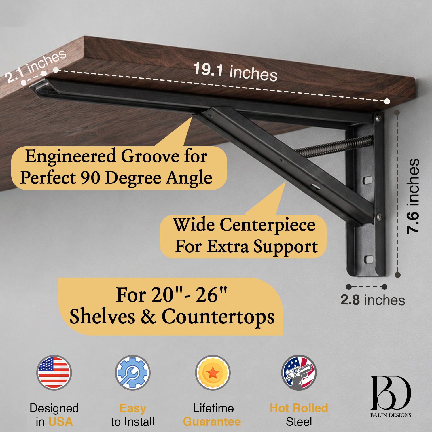 FOLD Folding Shelf Bracket