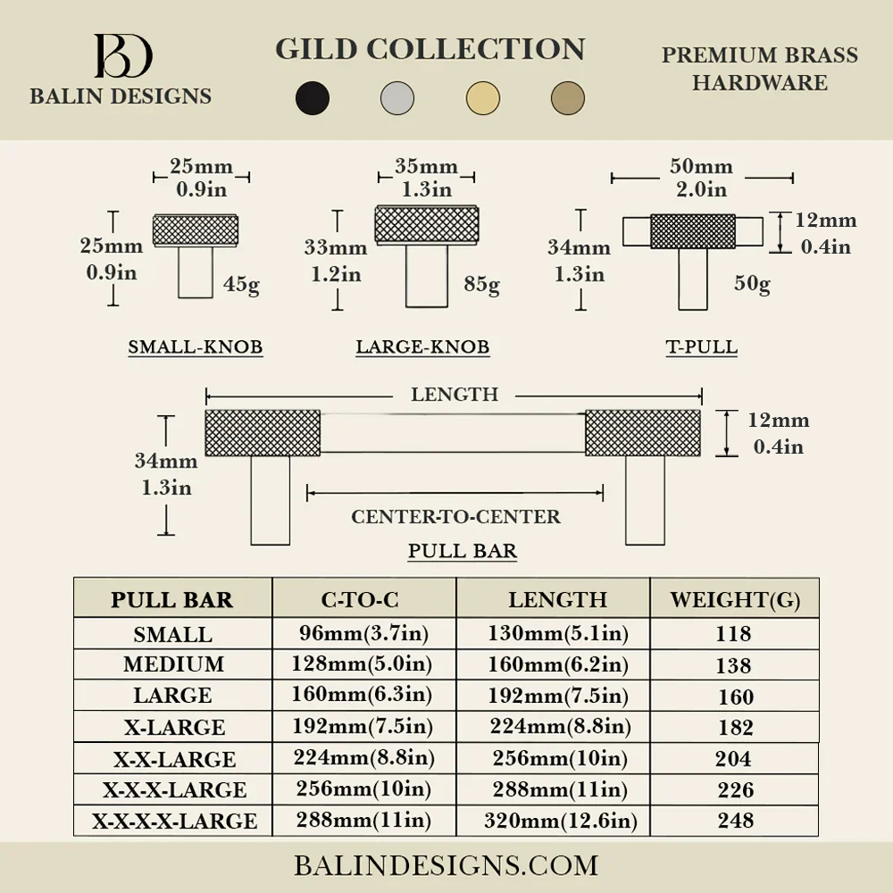 Gild Cabinet Pull