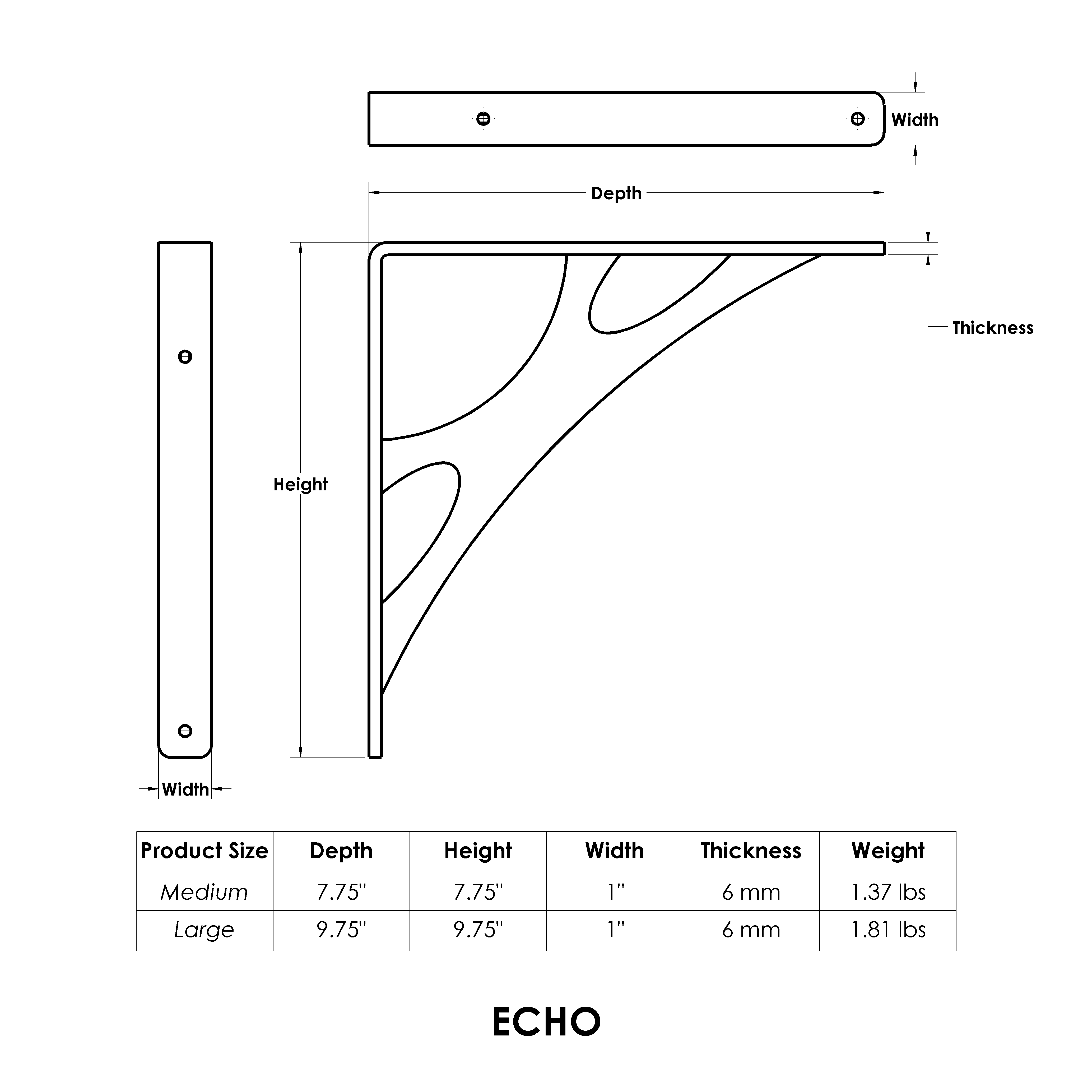 Echo Bracket