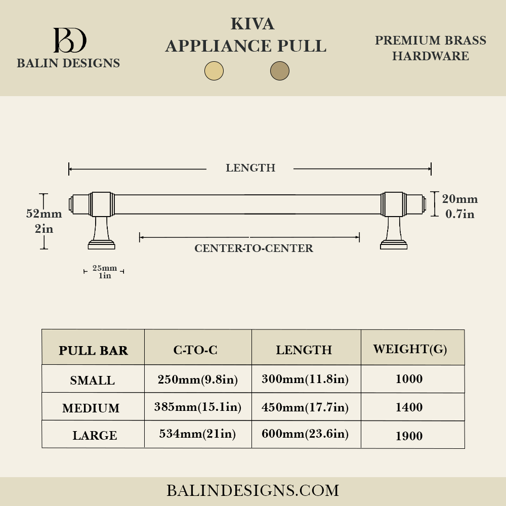 Kiva Cabinet Pull