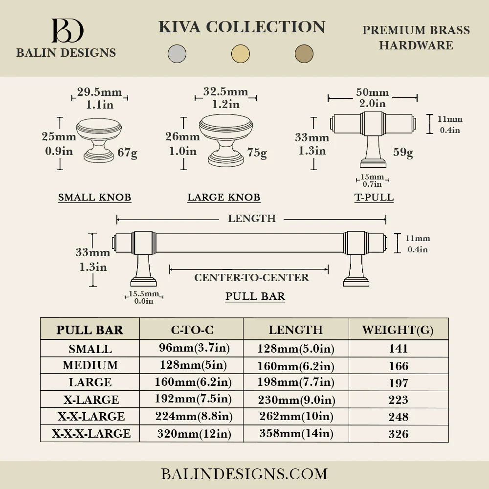 Kiva Cabinet Pull
