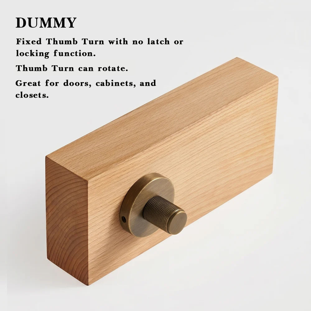 Taro Brass Door Thumb Turn
