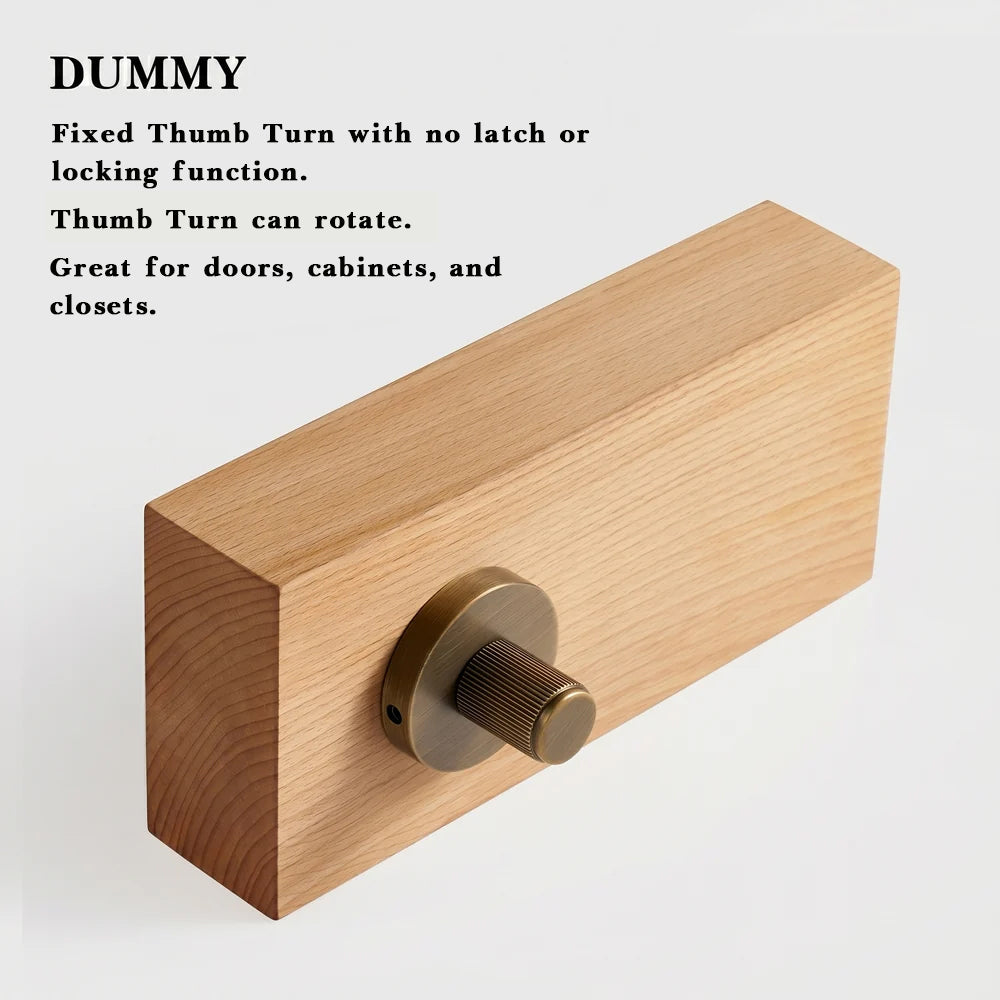 Taro Brass Door Thumb Turn