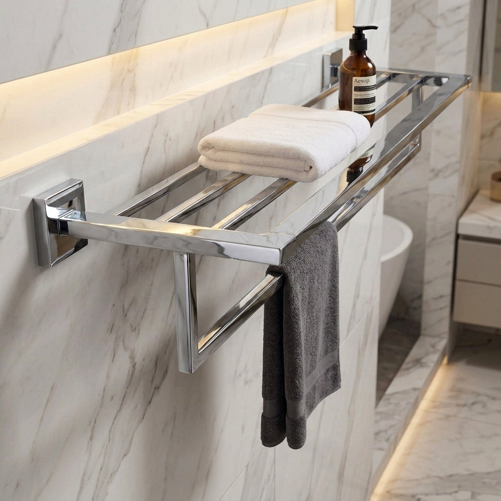Aven Brass Bathroom Hardware
