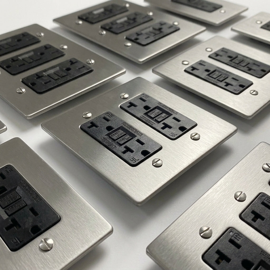 Volt Brass Outlets GFCI Socket