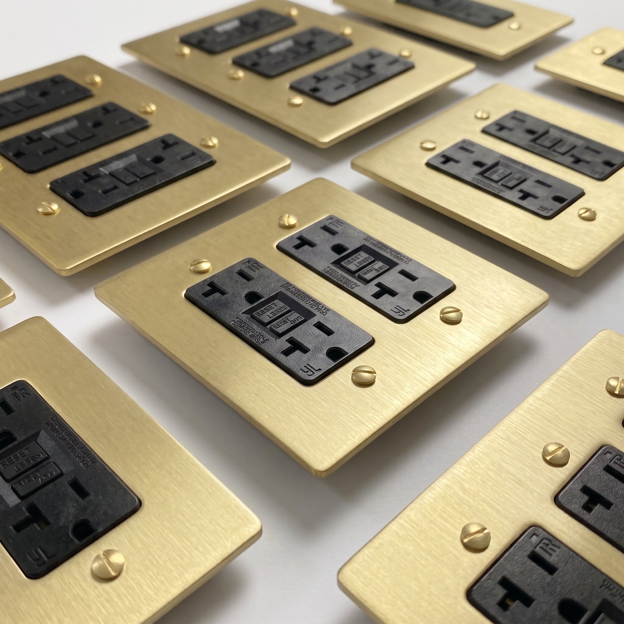 Volt Brass Outlets GFCI Socket