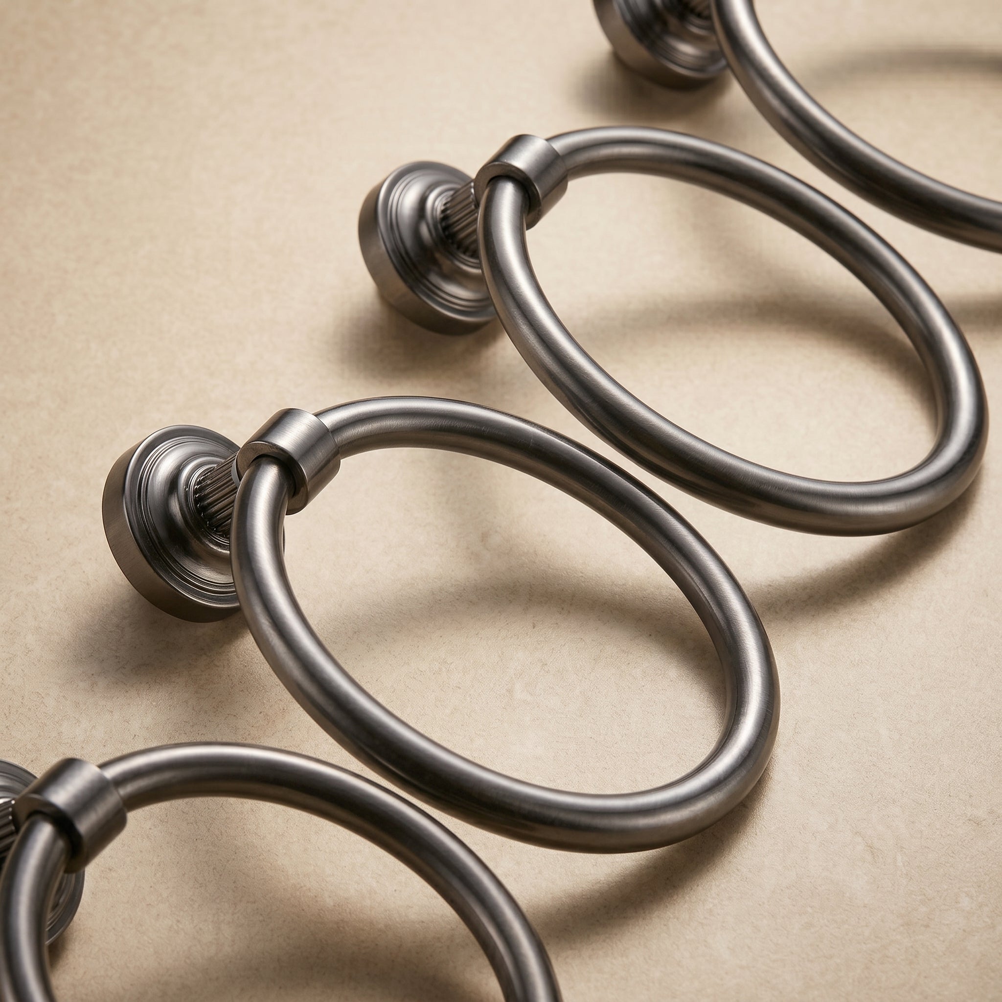 Mira Brass Towel Ring